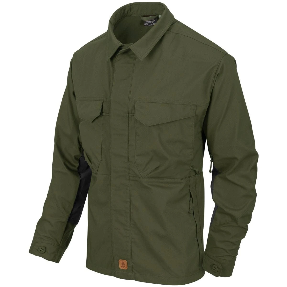 Helikon Woodsman Shirt Taiga Green / Black 1 Helikon Woodsman Shirt Taiga Green / Black