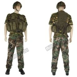 Plastic Helmet With Woodland Camo Cloth Cover -Brandit Shop helmet wood5 1