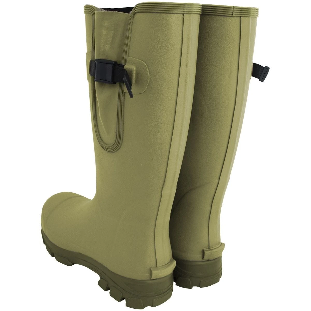 Jack Pyke Ashcombe Gusset Wellington Boots Olive 3 Jack Pyke Ashcombe Gusset Wellington Boots Olive - Image 3