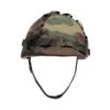Plastic Helmet With Woodland Camo Cloth Cover -Brandit Shop mfh helmet wood amaz 1a 1
