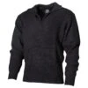 MFH Navy Sweater Acrylic Black -Brandit Shop mfh navy sweater acrylic black 001