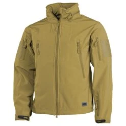 MFH Scorpion Soft Shell Jacket Coyote Tan