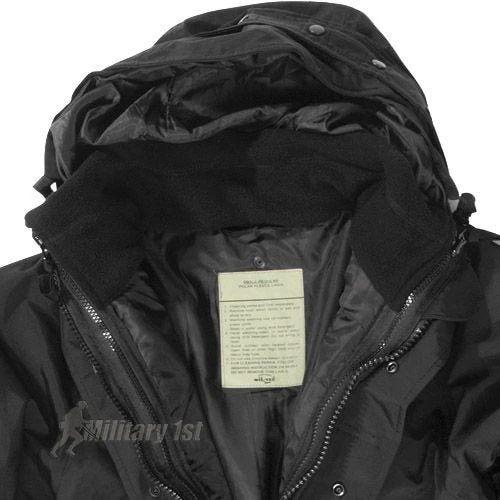 Mil-Tec ECWCS Jacket With Fleece Black 2 Mil-Tec ECWCS Jacket With Fleece Black - Image 2
