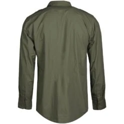 Mil-Tec RipStop Shirt Long Sleeve Olive -Brandit Shop mil tec long sleeve shirt olive002 1001x1001 1