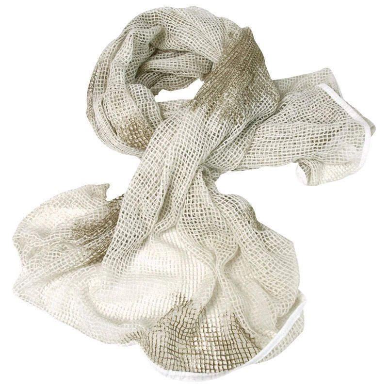 Mil-Tec Net Scarf White 1 Mil-Tec Net Scarf White
