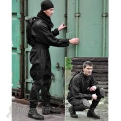 Mil-Tec SWAT Overall Black -Brandit Shop mil tec swat suit 2 1