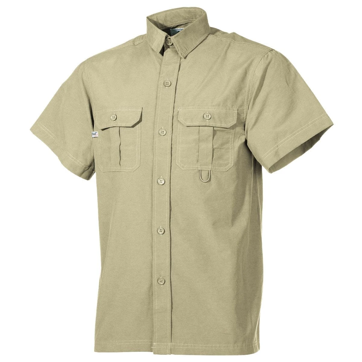 Fox Outdoor Short Sleeve Outdoor Shirt Khaki 1 Fox Outdoor Short Sleeve Outdoor Shirt Khaki