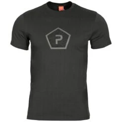 Pentagon Ageron Pentagon Shape T-Shirt Black