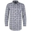 Propper Covert Button-Up Long Sleeve Shirt Ocean Blue Plaid