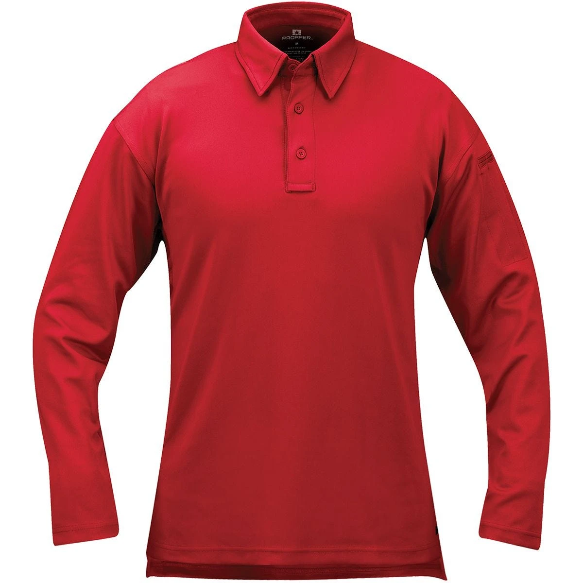 Propper I.C.E. Men's Performance Long Sleeve Polo Red 1 Propper I.C.E. Men's Performance Long Sleeve Polo Red