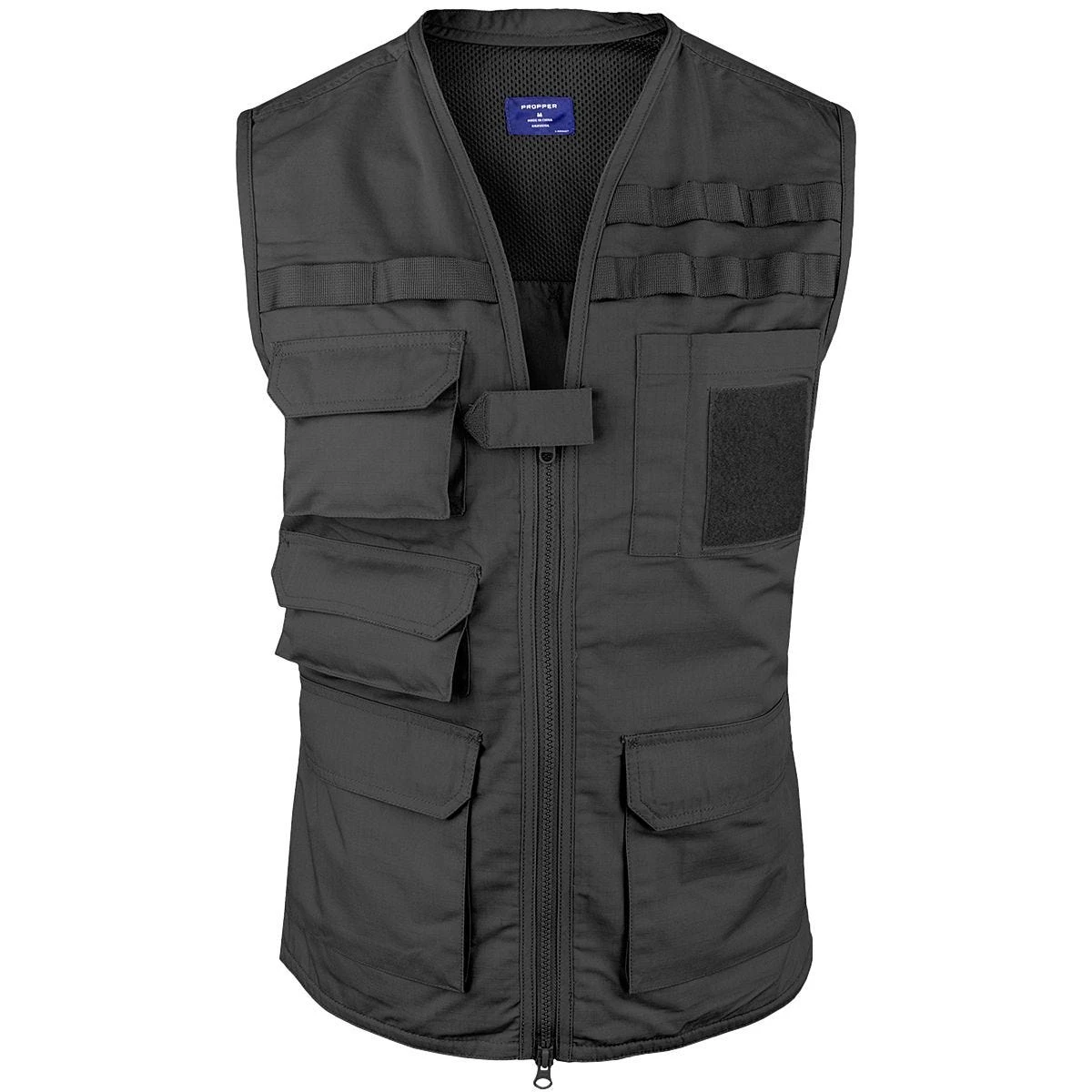 Propper Tactical Vest Polycotton Ripstop Black 1 Propper Tactical Vest Polycotton Ripstop Black