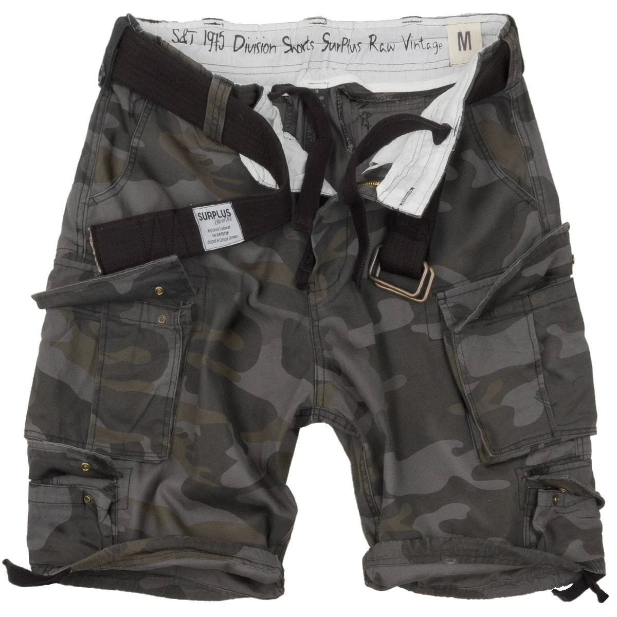 Surplus Division Shorts Black Camo 1 Surplus Division Shorts Black Camo