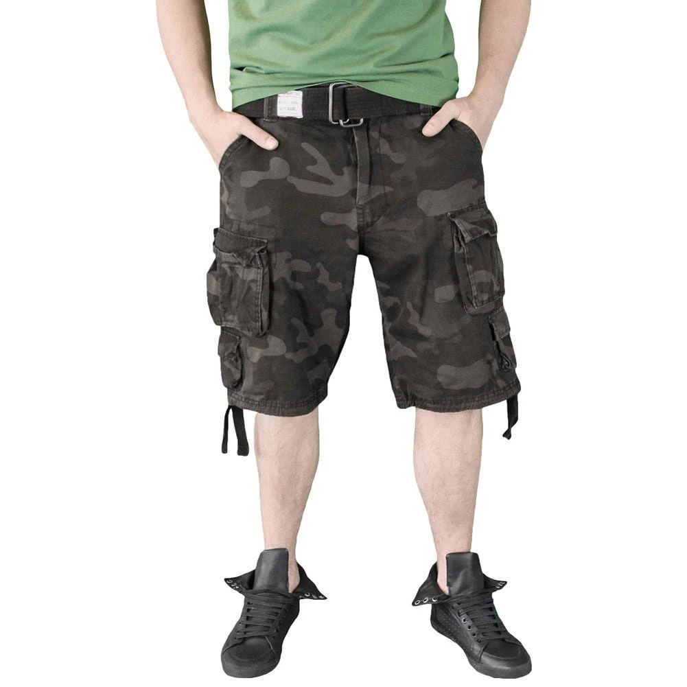 Surplus Division Shorts Black Camo 3 Surplus Division Shorts Black Camo - Image 3