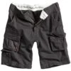 Surplus Trooper Shorts Black Washed -Brandit Shop surplus trooper shorts black washed 1
