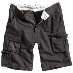 Surplus Trooper Shorts Black Washed