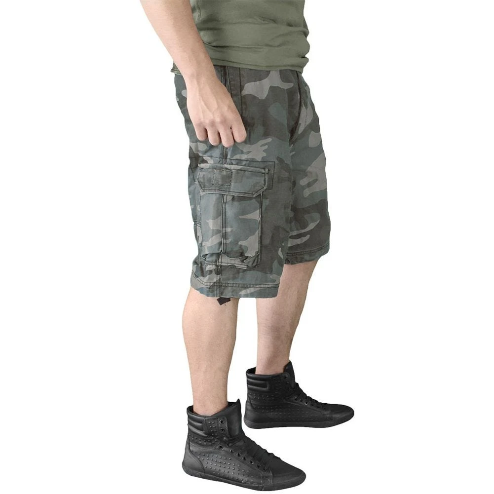 Surplus Vintage Shorts Washed Night Camo - Image 3