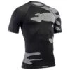 Tervel Optiline Light Shirt Short Sleeve Black/Light Grey -Brandit Shop tervel short sleeve shirt black light grey 001