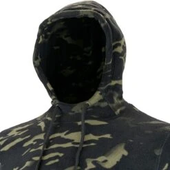Viper Fleece Hoodie V-Cam Black 12 Viper Fleece Hoodie V-Cam Black -Brandit Shop viper fleece hoodie v cam black 5