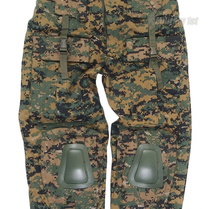 Mil-Tec Warrior Trousers With Knee Pads Digital Woodland 2 Mil-Tec Warrior Trousers With Knee Pads Digital Woodland - Image 2