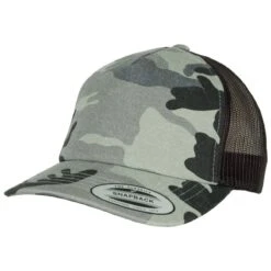 YP Camo Trucker Cap Dark Camo/Black -Brandit Shop yp camo trucker cap dark camo black 003
