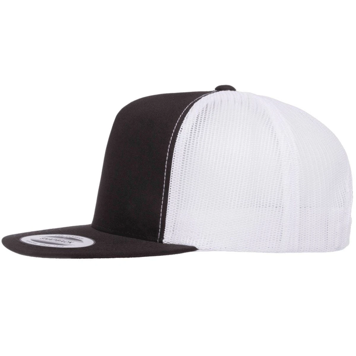 YP Classics Trucker 2-Tone Cap Black/White 4 YP Classics Trucker 2-Tone Cap Black/White - Image 4